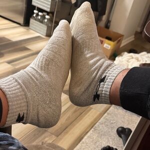 Under Armour Light Gray Casual Socks